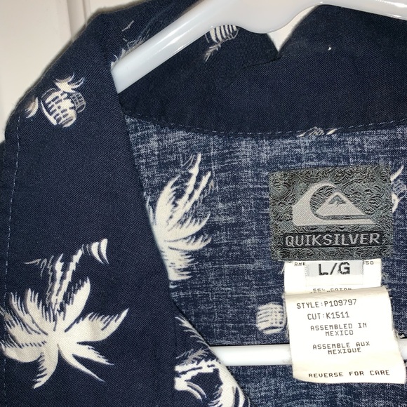 Quiksilver Hawaiian Button-up Shirt - Picture 2 of 3